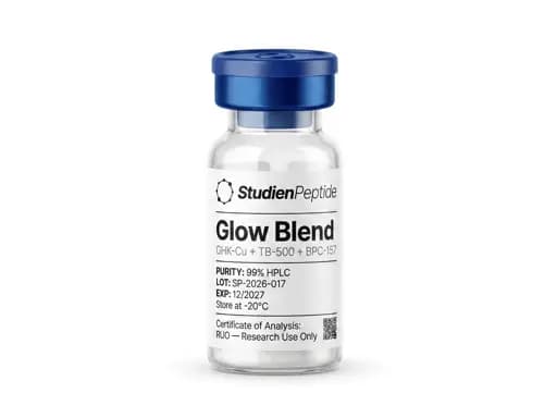 Glow Stack (GHK-Cu 50mg + TB-500 10mg + BPC-157 10mg)